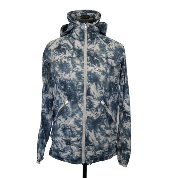 Lululemon Womens Miss Misty Alberta Lake Blue Packable Windbreaker Rain Jacket 2 - Picture 1 of 10